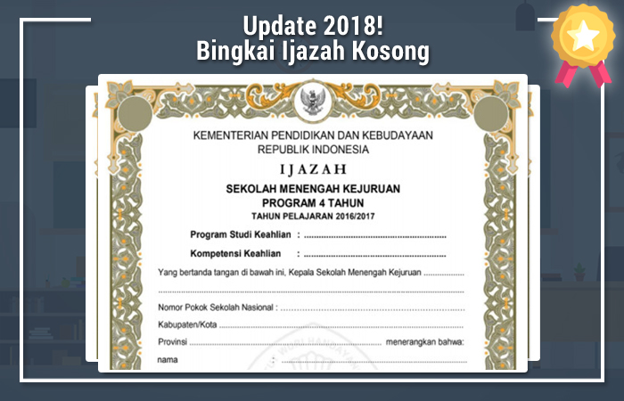 Detail Bingkai Sertifikat Kosong Word Nomer 50