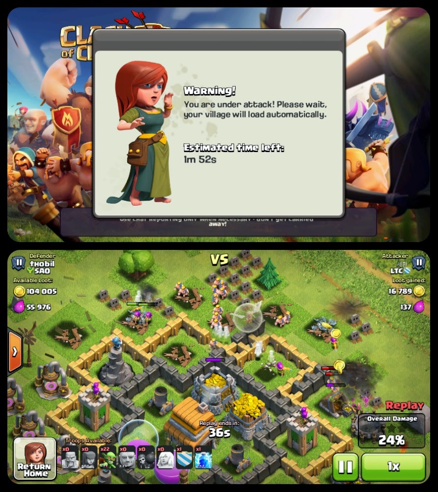 Clash of clans похожие