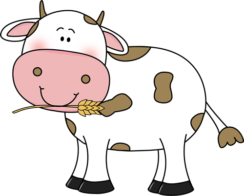 Detail Cow Clip Art Nomer 16