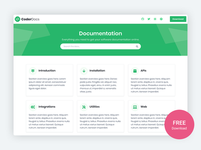 Detail Css Documentation Template Nomer 10