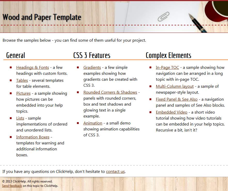 Detail Css Documentation Template Nomer 15