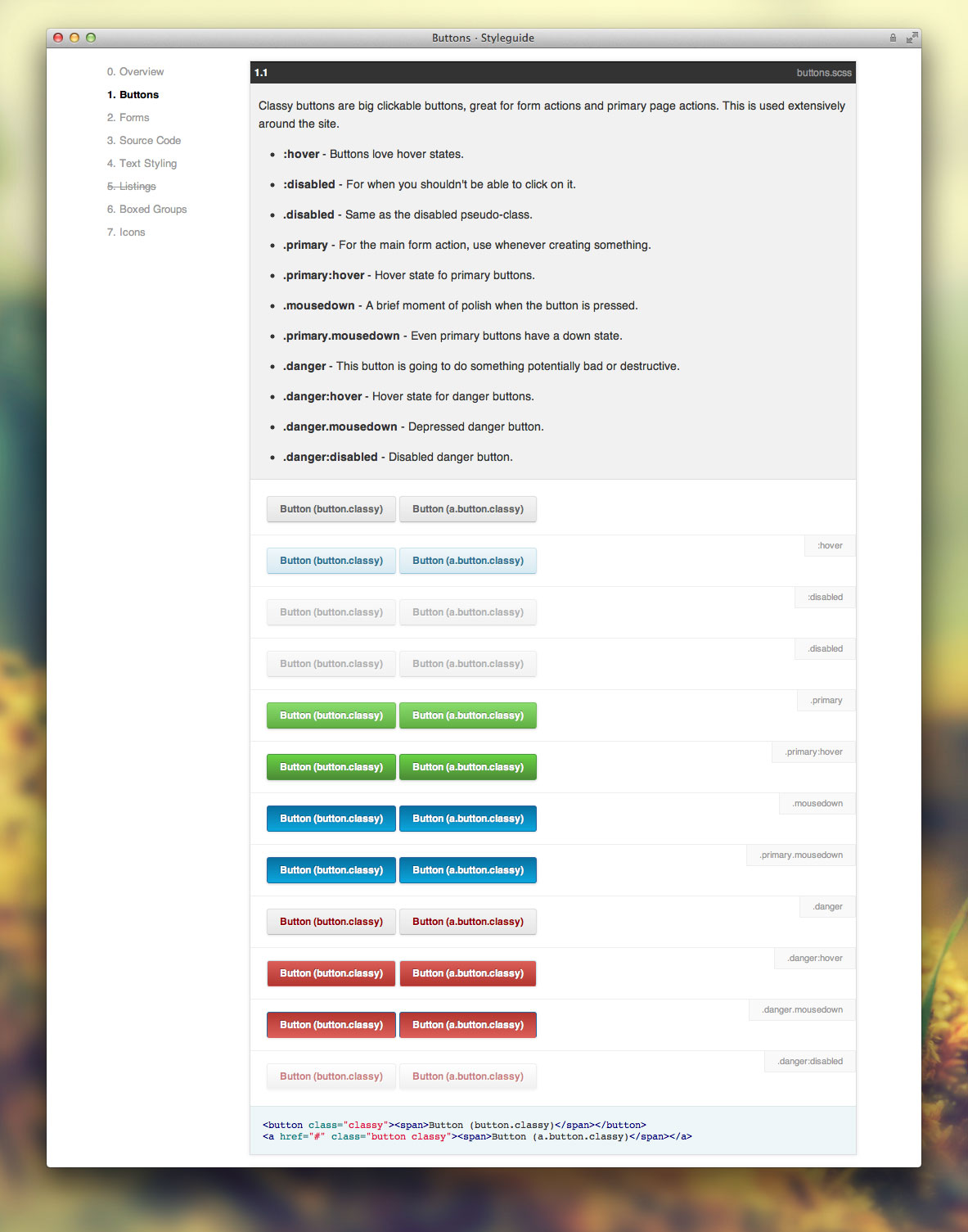 Detail Css Documentation Template Nomer 18