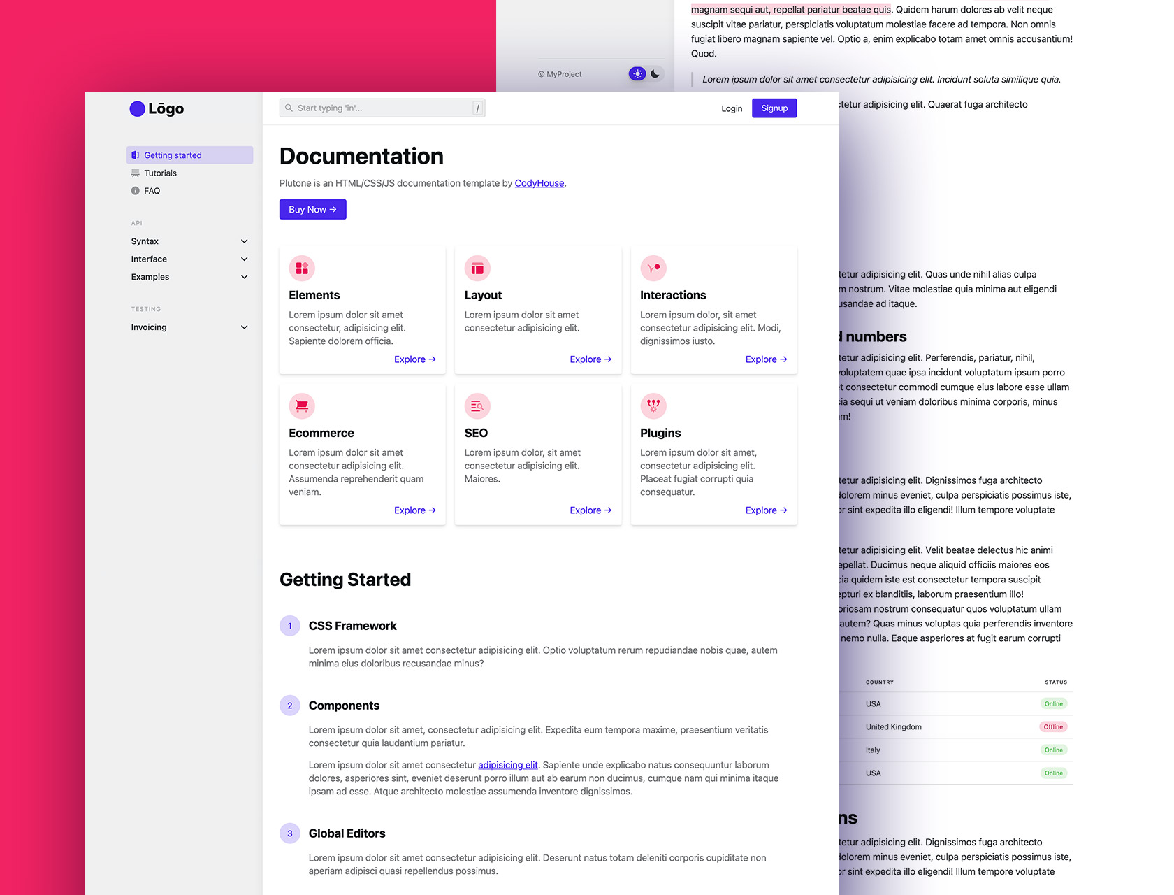 Detail Css Documentation Template Nomer 22