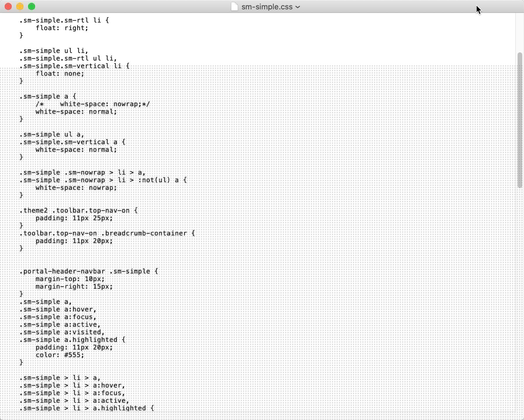 Detail Css Stylesheet Template Nomer 2