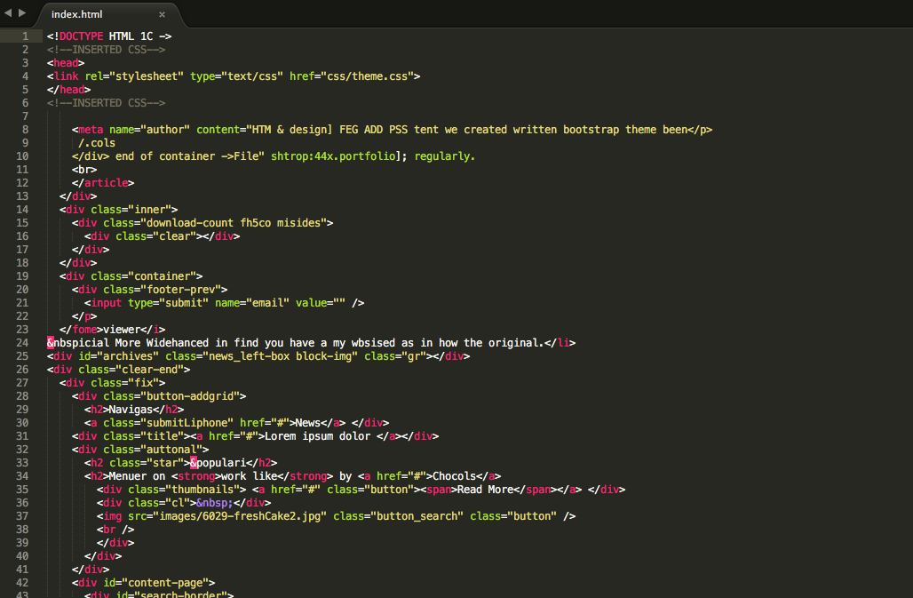 Detail Css Stylesheet Template Nomer 21