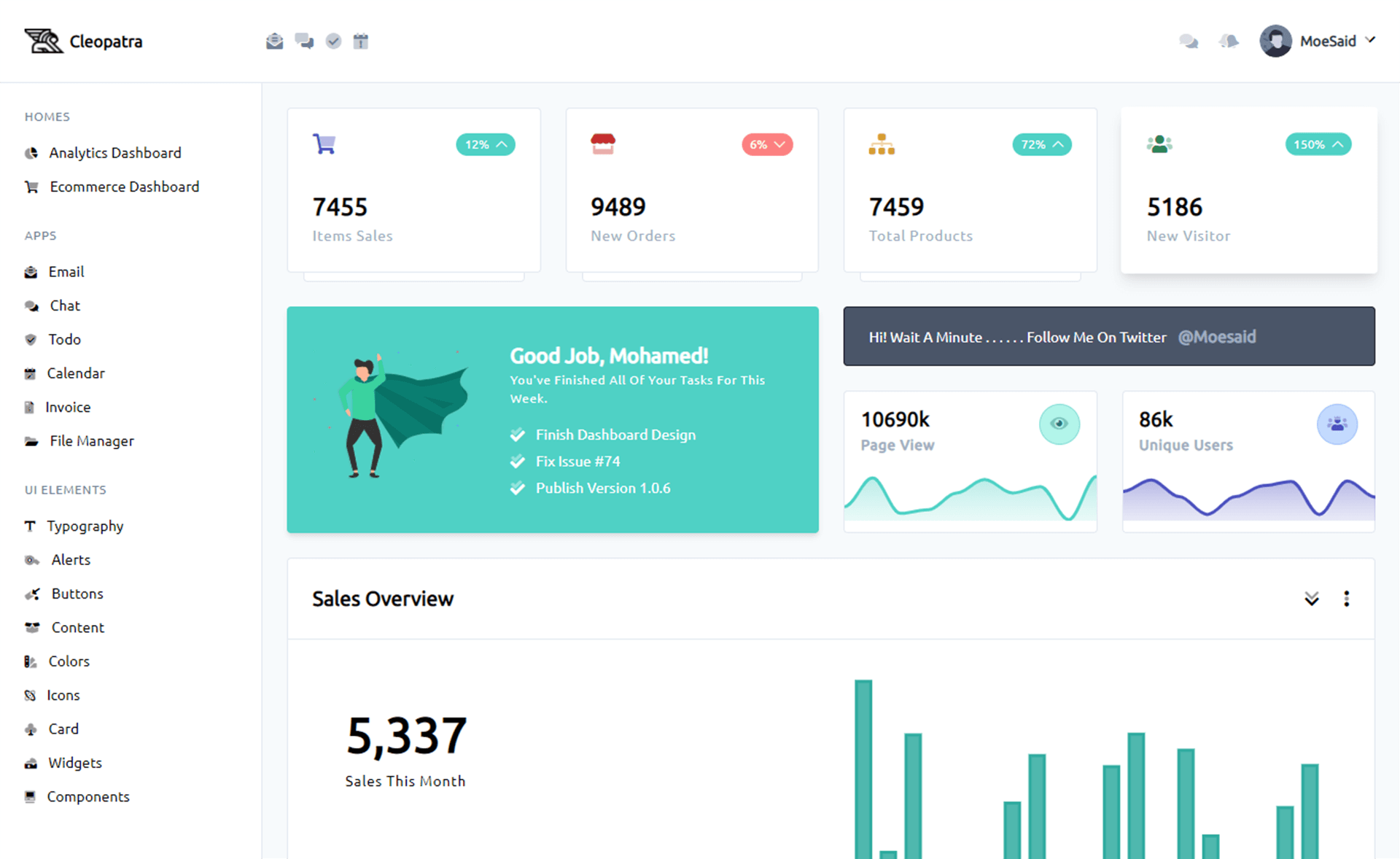 Detail Css Template Admin Nomer 25