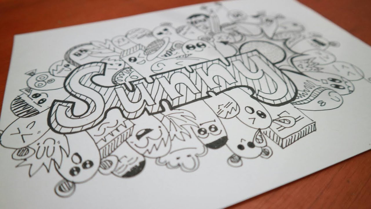 Detail Doodle Art Nama Orang Nomer 16