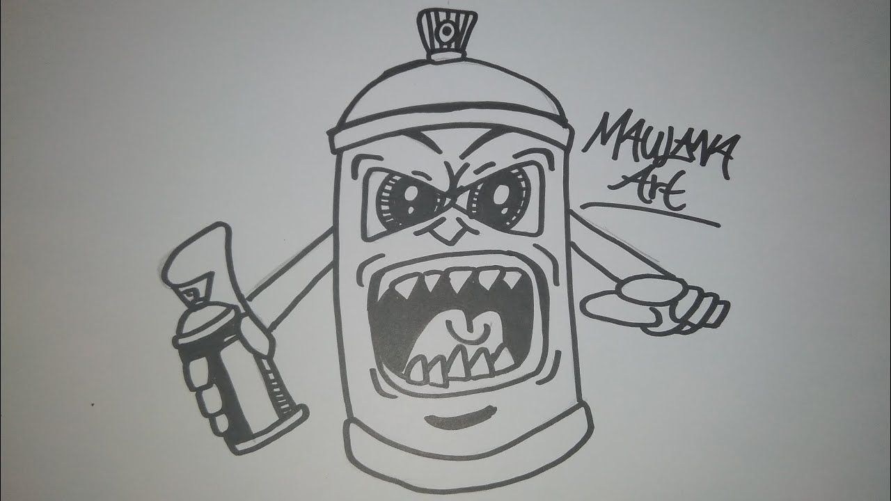 Detail Gambar Grafiti Pilok Nomer 7