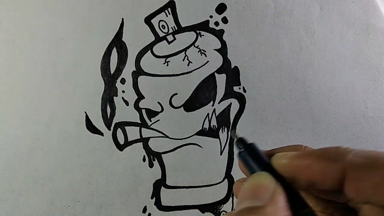 Detail Gambar Grafiti Pilok Nomer 8