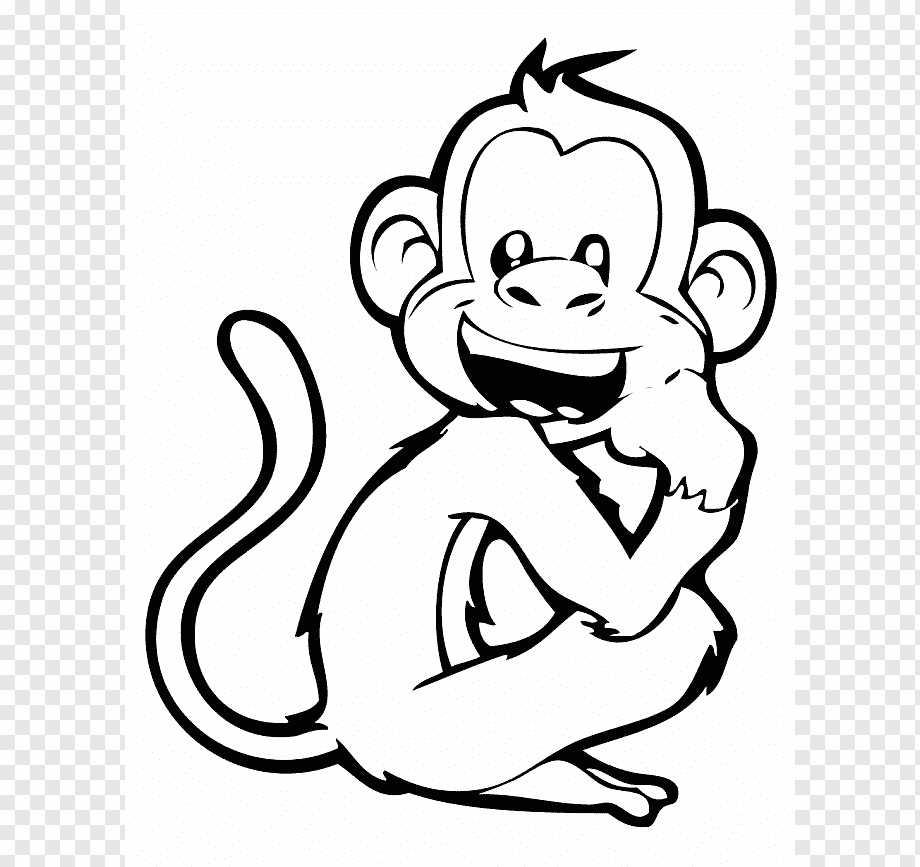 Detail Gambar Mewarnai Monyet Kartun Nomer 10