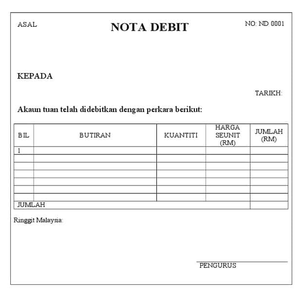 Detail Gambar Nota Kontan Nomer 35