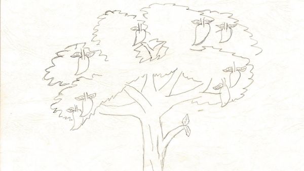 Detail Gambar Pohon Jati Psikotes Nomer 20