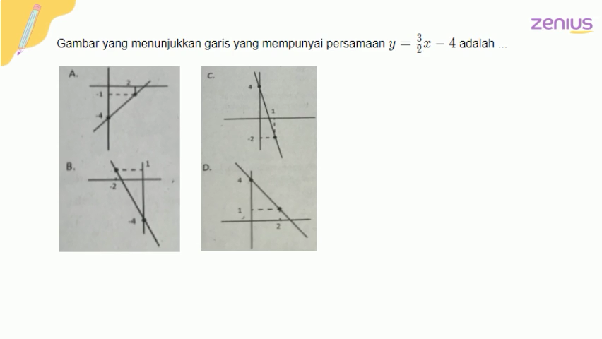 Detail Gambarlah Garis Yang Memiliki Persamaan Berikut Nomer 45