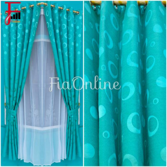 Detail Gorden Warna Hijau Tosca Nomer 2