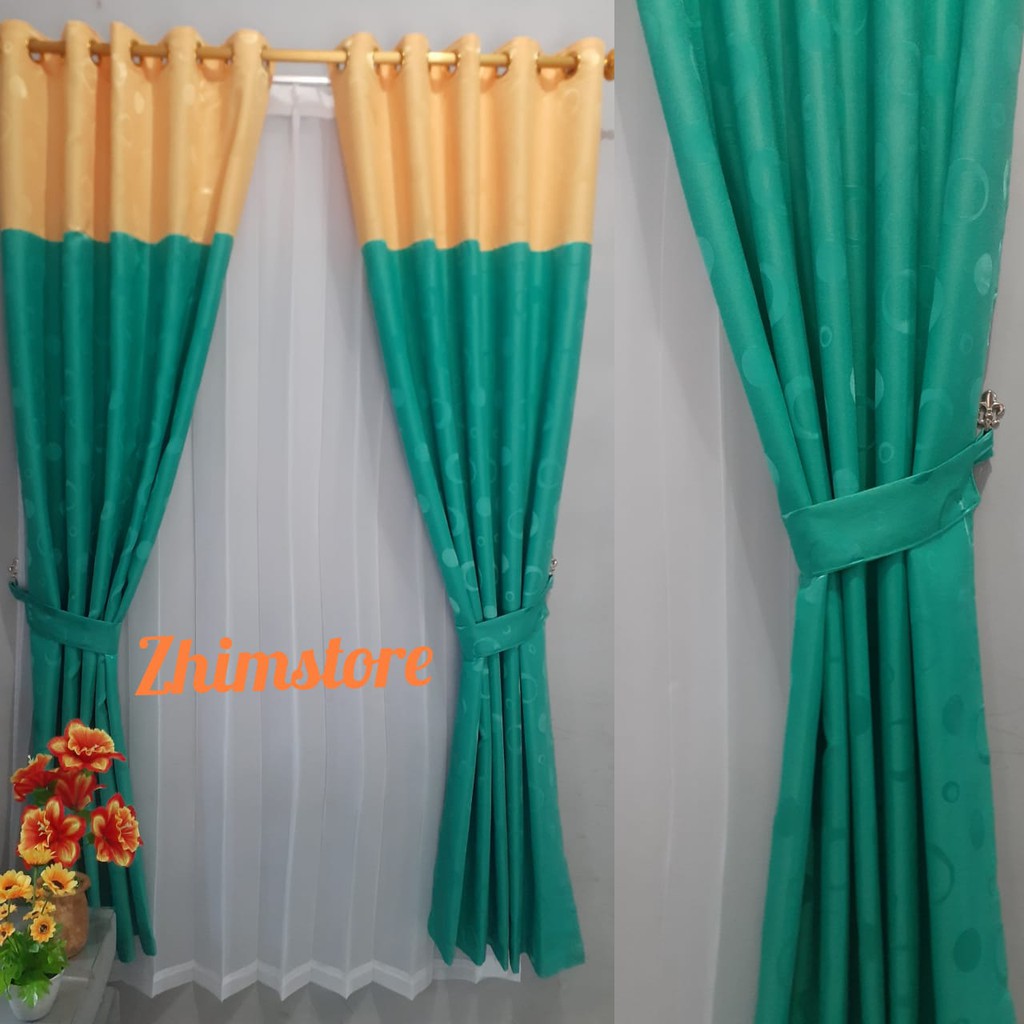 Detail Gorden Warna Hijau Tosca Nomer 13