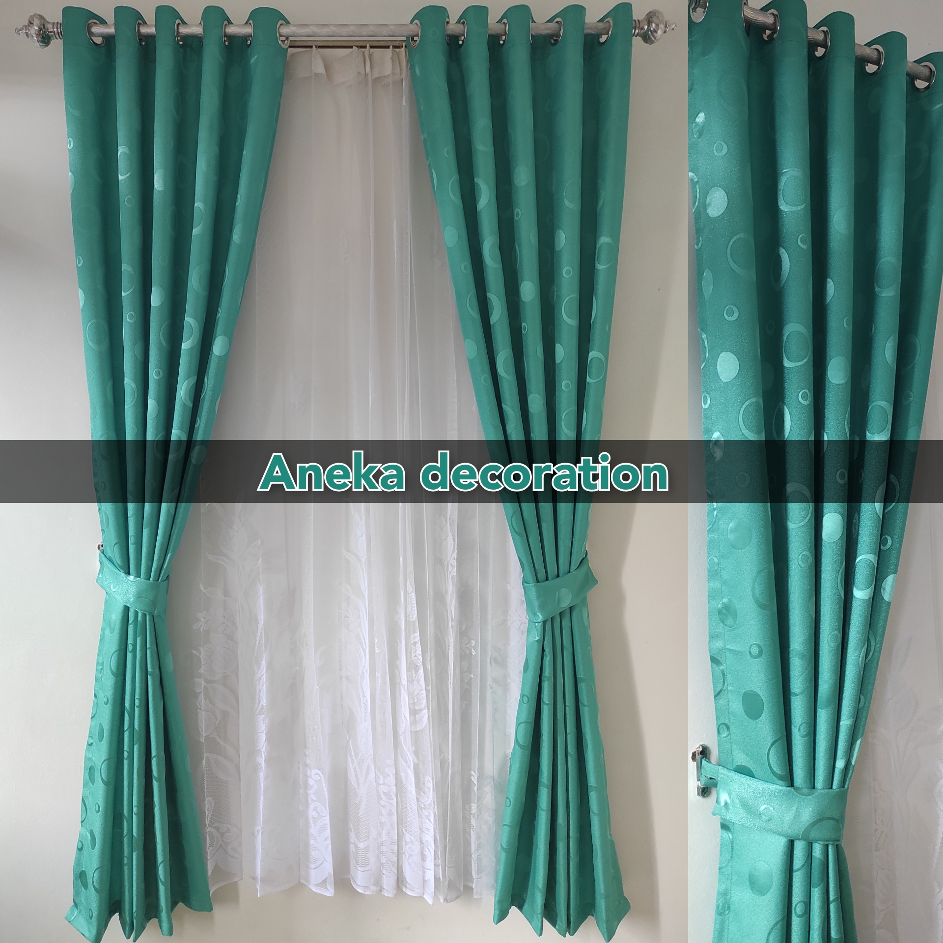 Detail Gorden Warna Hijau Tosca Nomer 3