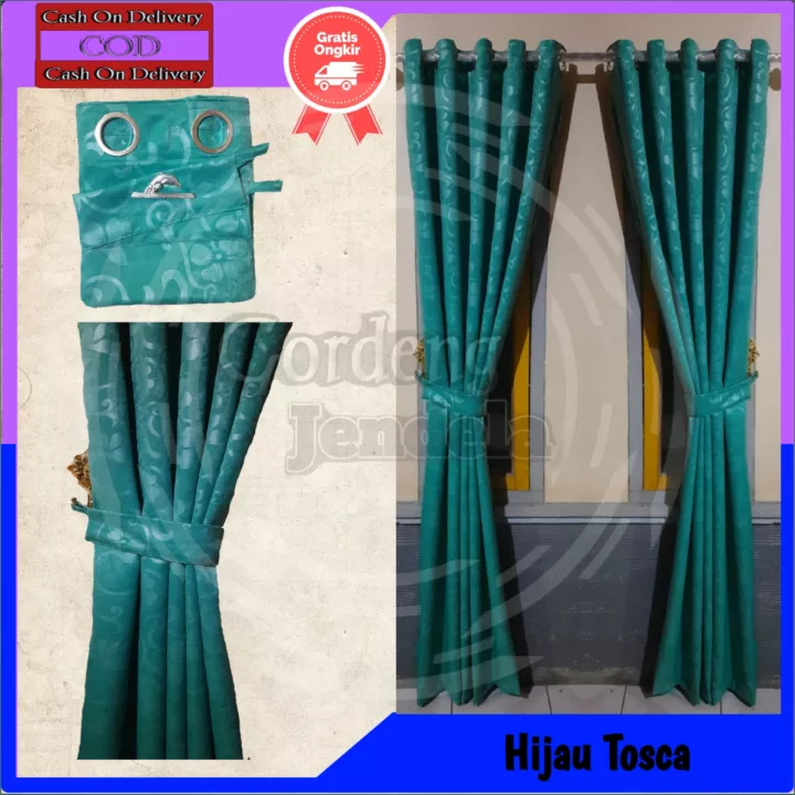 Detail Gorden Warna Hijau Tosca Nomer 54