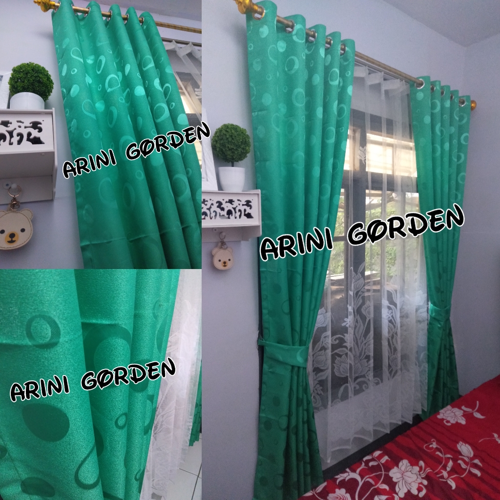 Detail Gorden Warna Hijau Tosca Nomer 9