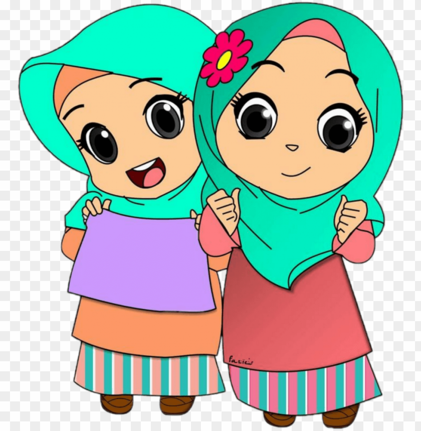 Detail Kartun Hijab Png Nomer 22