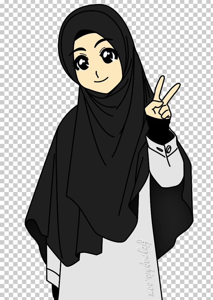 Detail Kartun Hijab Png Nomer 9