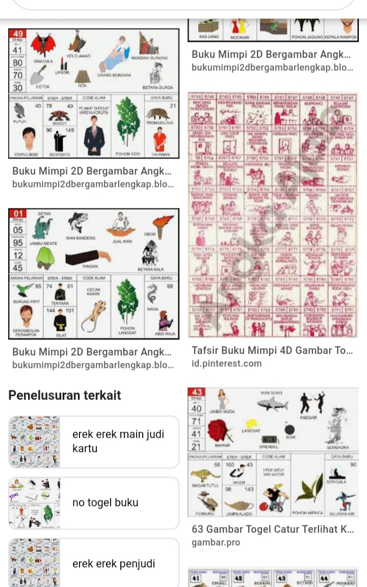 Detail Nomor Togel Dan Gambarnya Nomer 41