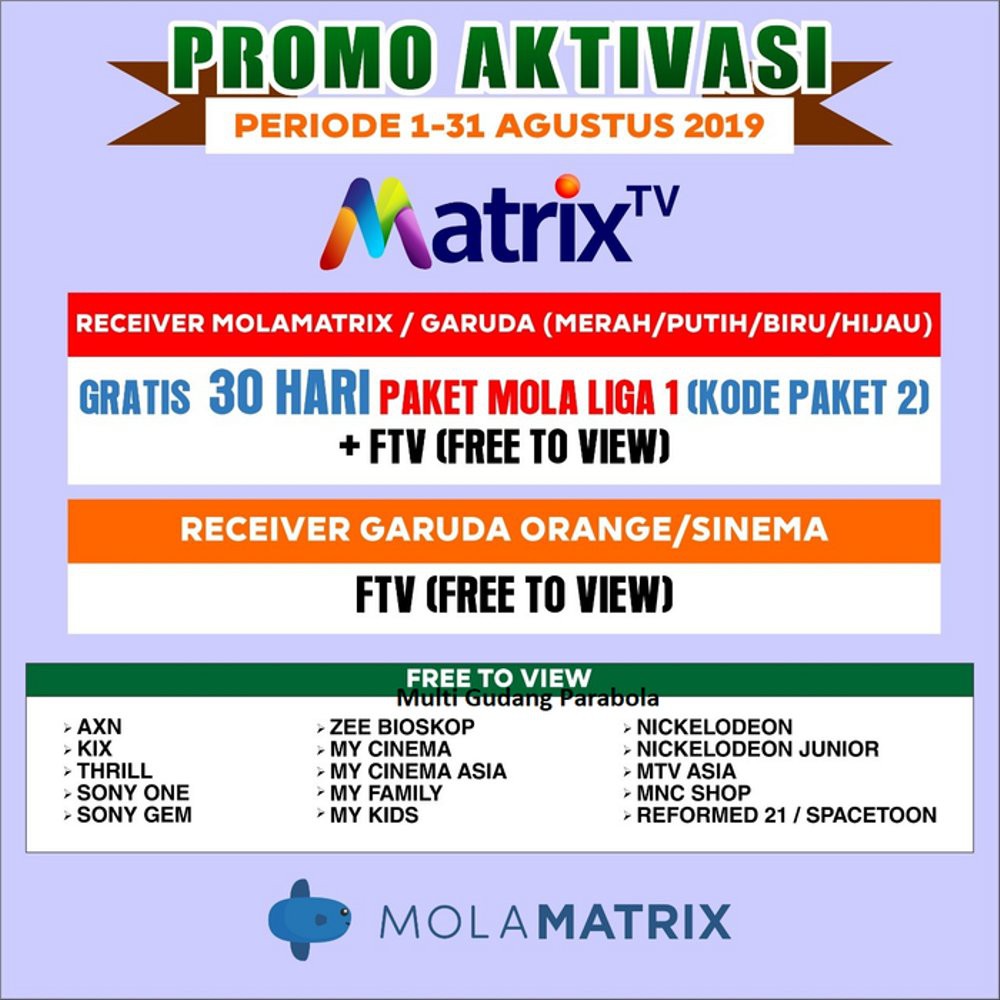 Detail Paket Matrix Garuda Nomer 12