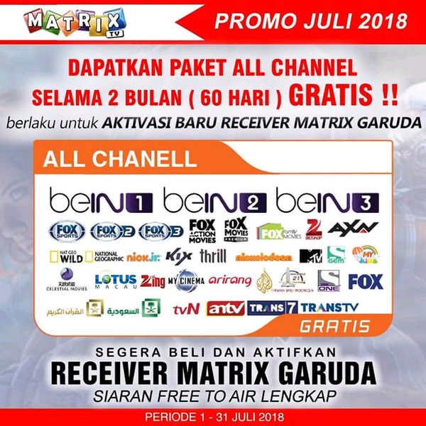 Detail Paket Matrix Garuda Nomer 14