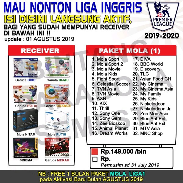 Detail Paket Matrix Garuda Nomer 17