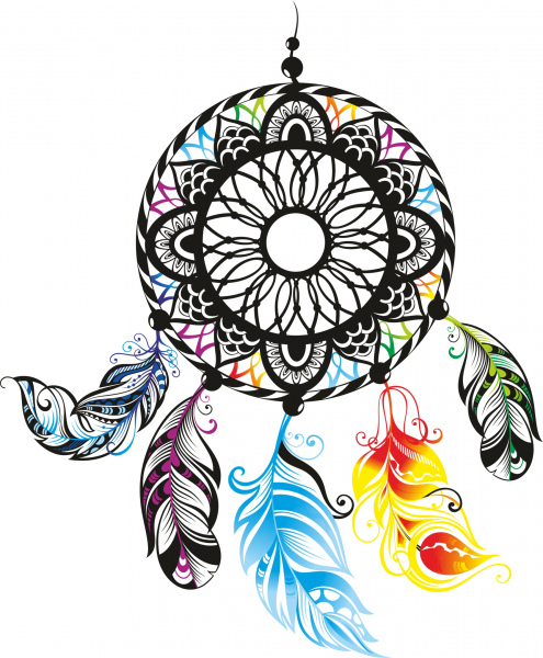 Detail Dreamcatcher Vector Free Nomer 2