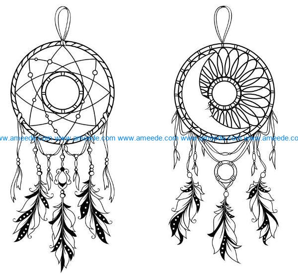 Detail Dreamcatcher Vector Free Download Nomer 23