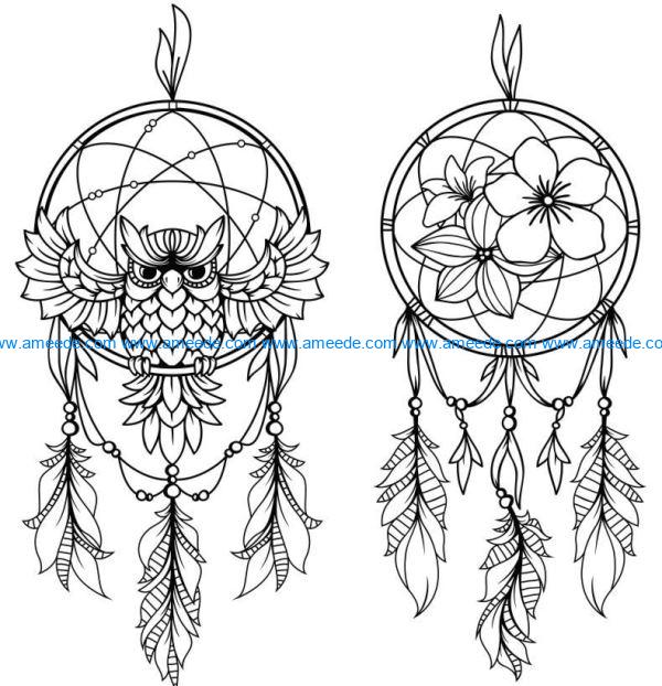 Detail Dreamcatcher Vector Free Download Nomer 26