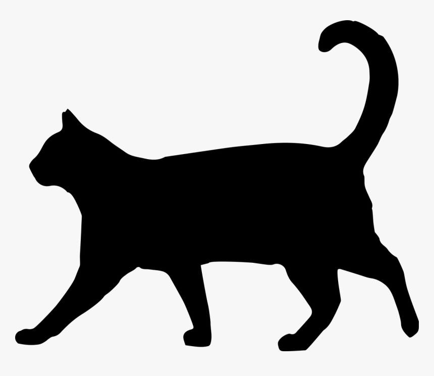 Detail Free Cat Silhouette Clip Art Nomer 24