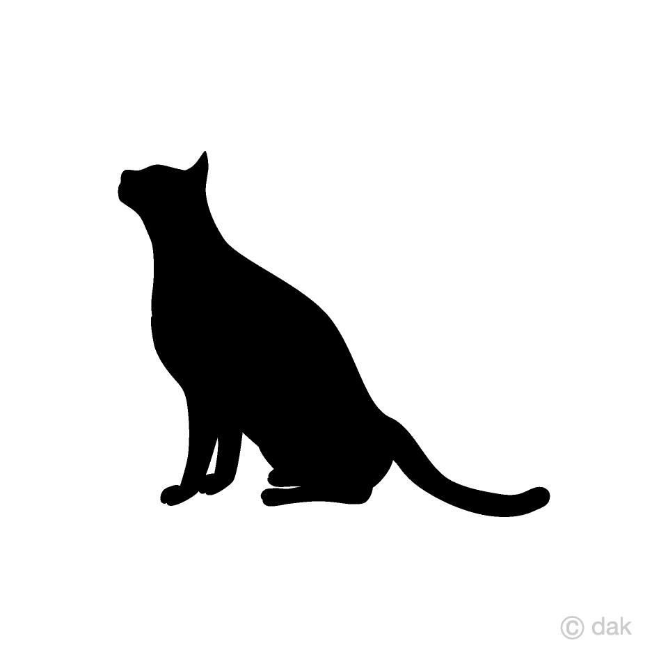 Detail Free Cat Silhouette Clip Art Nomer 34