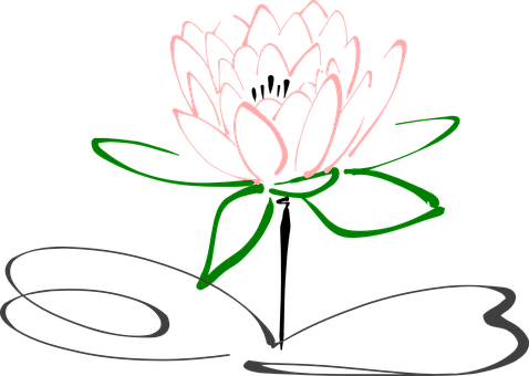 Detail Free Lotus Flower Vector Nomer 13