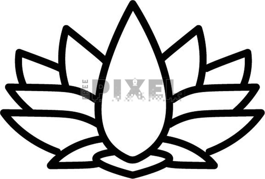 Detail Free Lotus Flower Vector Nomer 47