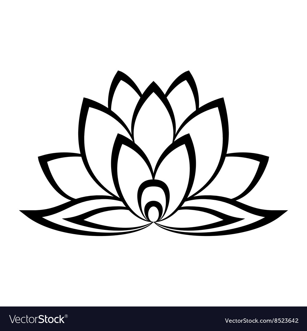 Detail Free Lotus Flower Vector Nomer 8