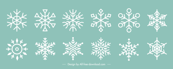 Detail Free Snowflake Nomer 20
