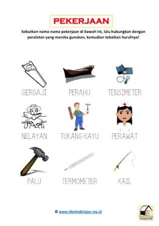 Detail Gambar Tema Pekerjaan Untuk Anak Tk Nomer 37