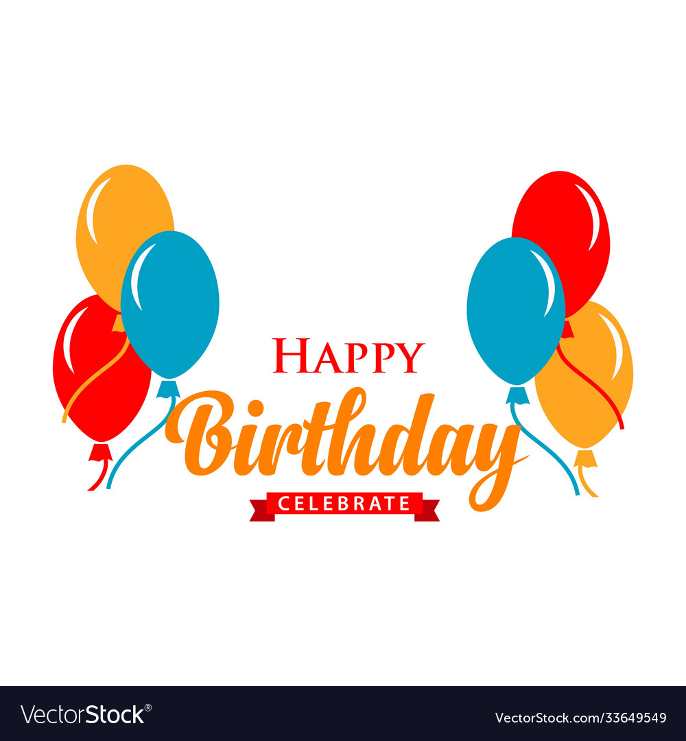 Happy Birthday Logo Free - KibrisPDR