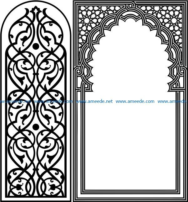 Detail Islamic Ornament Vector Cdr Nomer 18