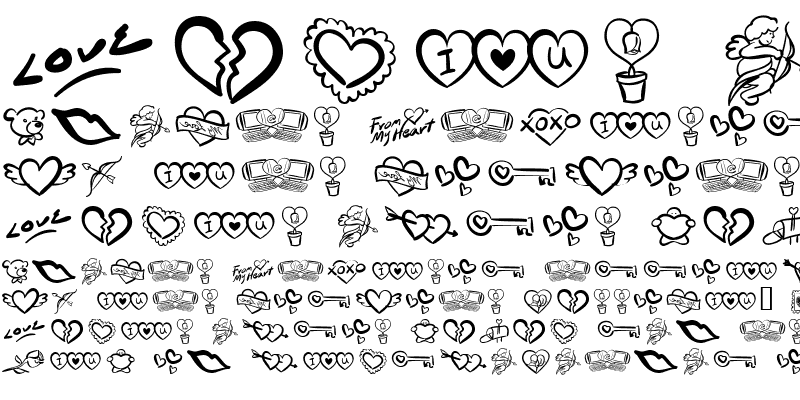Detail Love Symbol Text Nomer 15