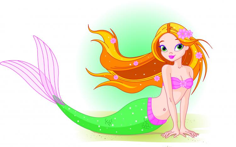 Detail Mermaid Free Vector Nomer 20