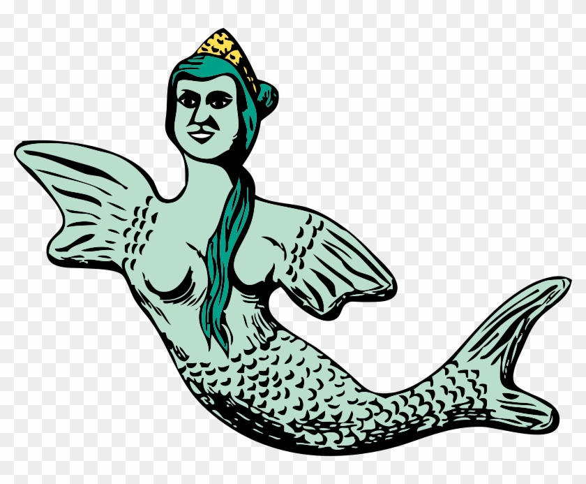 Detail Mermaid Free Vector Nomer 40