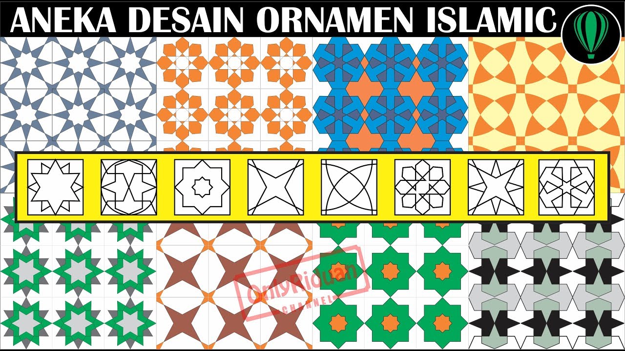 Detail Ornament Islamic Vector Cdr Nomer 13