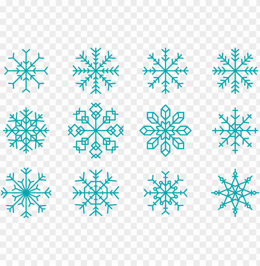 Detail Snowflake Vector Png Nomer 27