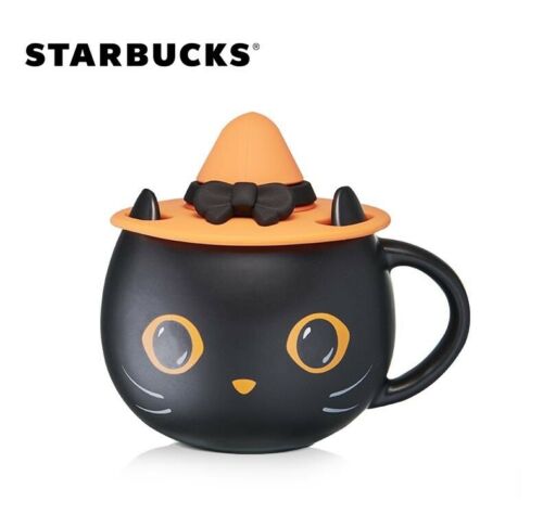 Detail Starbucks Halloween Black Cat Mug Nomer 6