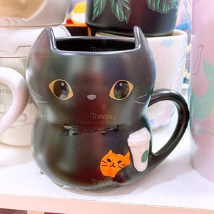 Detail Starbucks Halloween Black Cat Mug Nomer 48