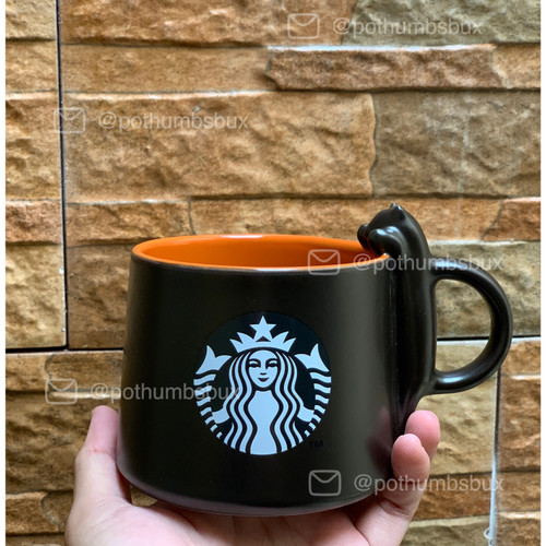 Detail Starbucks Halloween Black Cat Mug Nomer 7