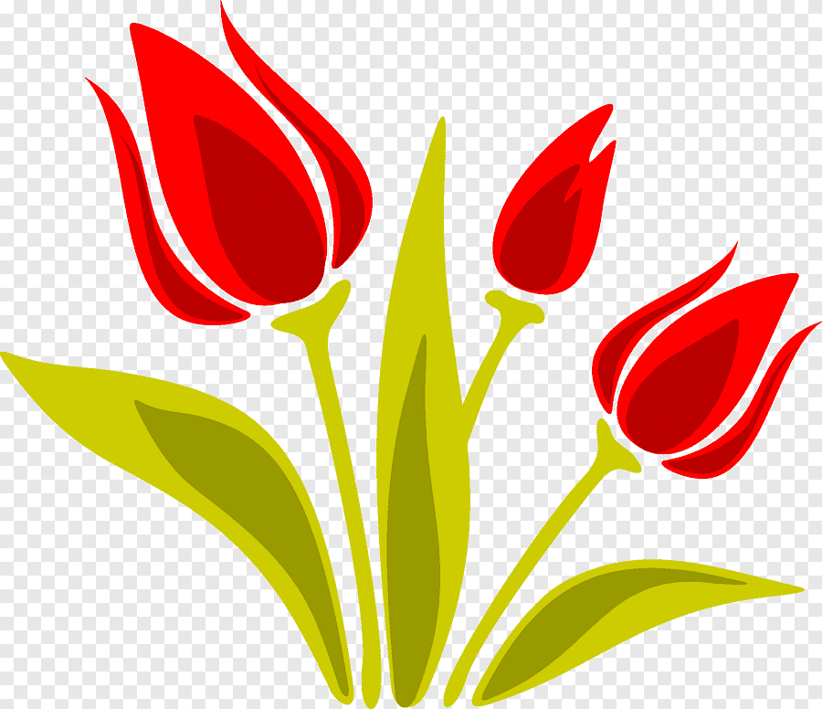 Detail Tulip Vector Nomer 37