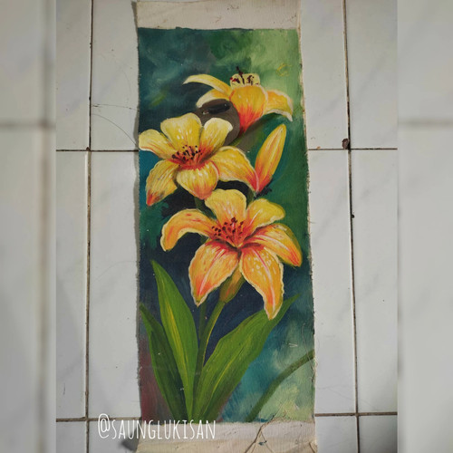 Detail Gambar Bunga Lily Lukisan Nomer 12